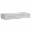 vidaXL Ράφια Τοίχου Συρτάρια 2 τεμ. Γκρι Σκυρ. 60x23,5x10 εκ από MDF