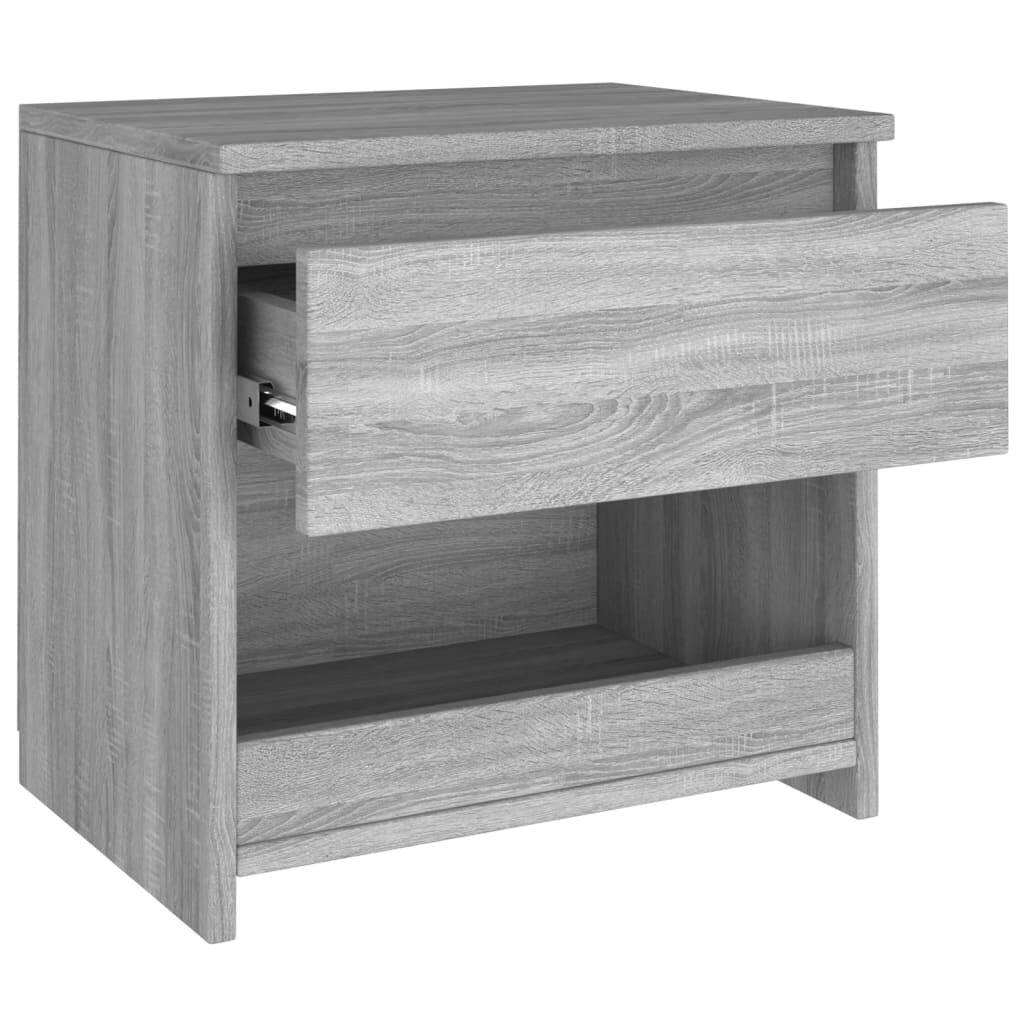 vidaXL Κομοδίνο Γκρι Sonoma 40 x 30 x 39 εκ. από Επεξεργασμένο Ξύλο