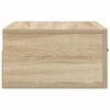 vidaXL Κομοδίνα Επιτοίχια 2 τεμ. Sonoma Δρυς 35 x 35 x 20 εκ.