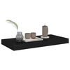 vidaXL Ράφι Τοίχου Μαύρο 50x23x3,8 εκ. MDF