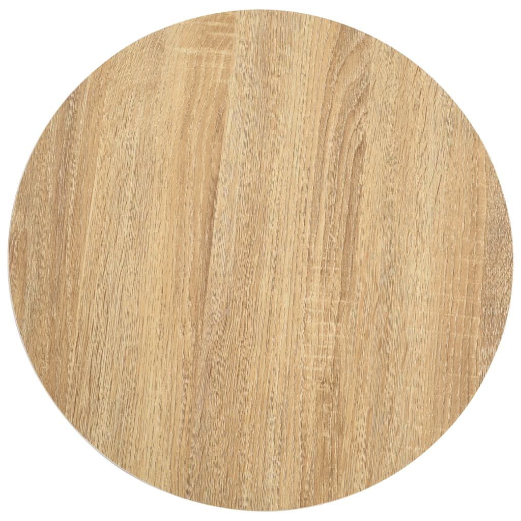 vidaXL Τραπέζι Bistro Ανοιχτό Καφέ 40 εκ. από MDF