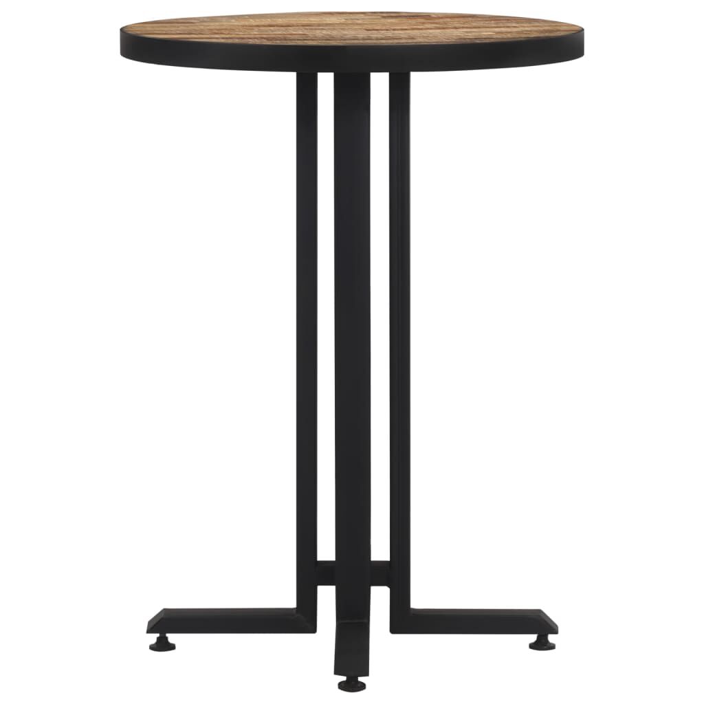 vidaXL Τραπέζι Bistro Στρογγυλό Ø55x76εκ. Μασίφ Ανακυκλωμένο Ξύλο Teak