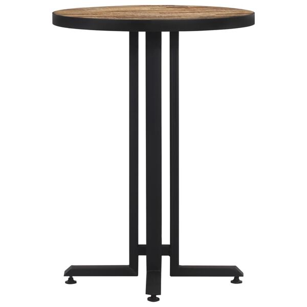 vidaXL Τραπέζι Bistro Στρογγυλό Ø55x76εκ. Μασίφ Ανακυκλωμένο Ξύλο Teak
