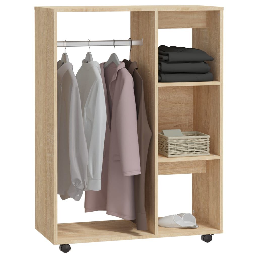 vidaXL Ντουλάπα Sonoma Δρυς 80 x 40 x 110 εκ. από Επεξ. Ξύλο