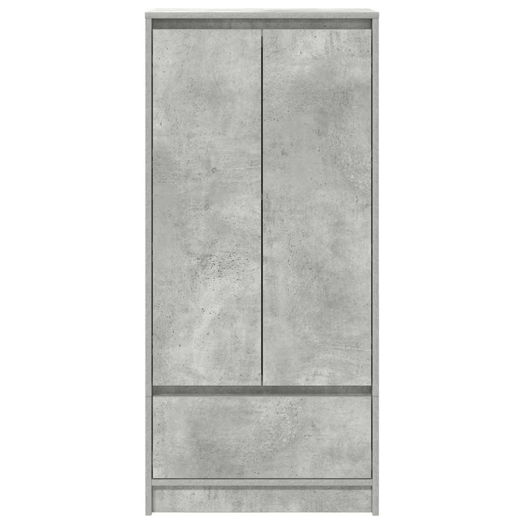 vidaXL Ντουλάπι με συρτάρι 55,5x34x119,5 εκ. Ξύλινο μηχανουργικό ξύλο