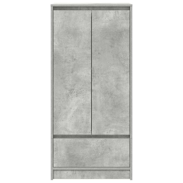vidaXL Ντουλάπι με συρτάρι 55,5x34x119,5 εκ. Ξύλινο μηχανουργικό ξύλο
