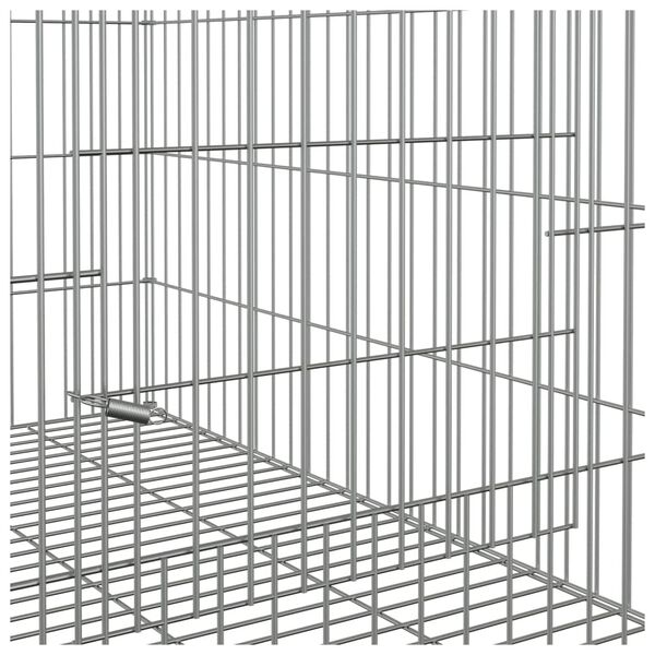 vidaXL Κλουβί Κουνελιών 78 x 54 x 54 εκ. από Γαλβανισμένο Σίδερο