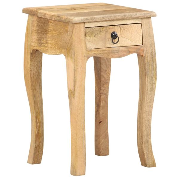 vidaXL Κομοδίνο 28 x 28 x 46 εκ. από Μασίφ Ξύλο Μάνγκο