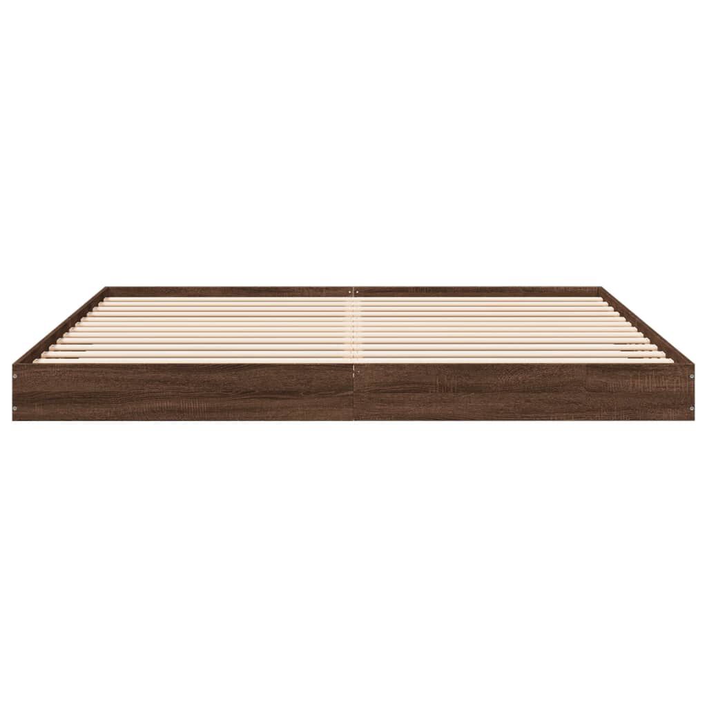 vidaXL Πλαίσιο κρεβατιού χωρίς στρώμα 180x200 εκ. Επεξεργασμένο Ξύλο