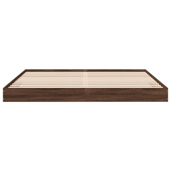 vidaXL Πλαίσιο κρεβατιού χωρίς στρώμα 180x200 εκ. Επεξεργασμένο Ξύλο