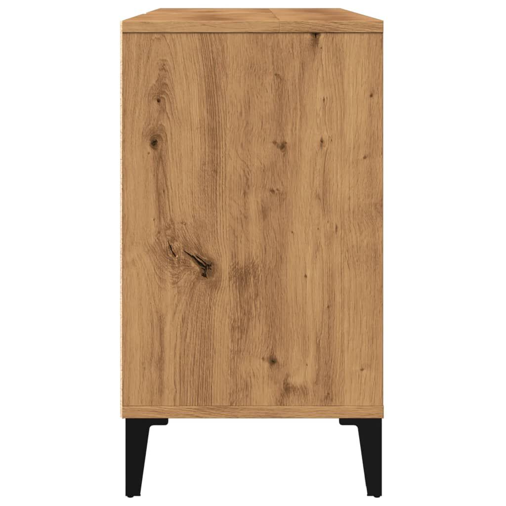 vidaXL Ντουλάπι Νιπτήρα τεχνίτης Δρυς 80 x 33 x 60 εκ.
