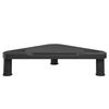 vidaXL Γωνιακή Βάση Οθόνης Μαύρη 49 x 28 x 10,5 εκ.