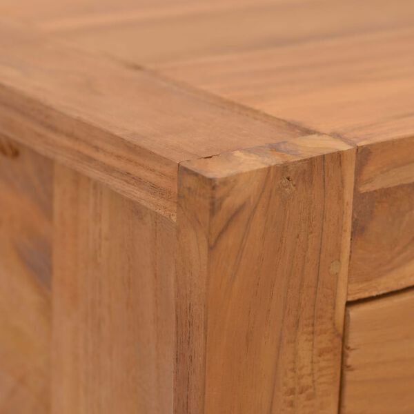 vidaXL Κομοδίνο 50 x 30 x 35 εκ. από Μασίφ Ξύλο Teak
