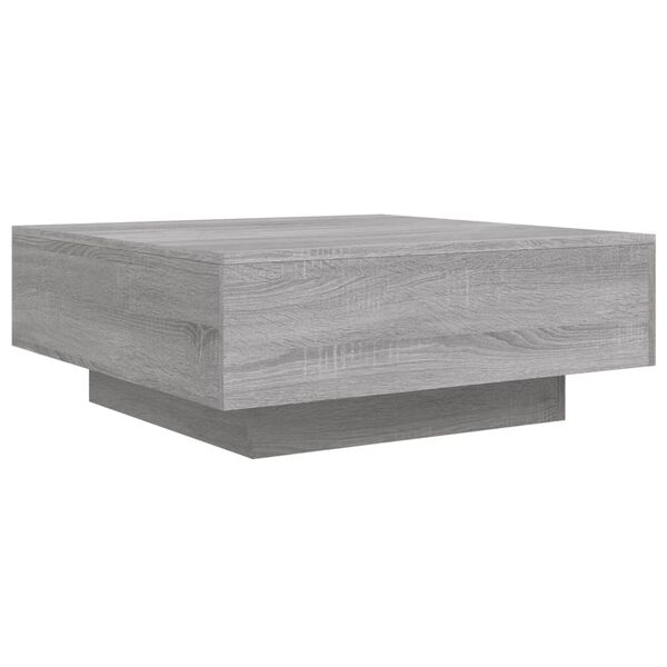 vidaXL Τραπεζάκι Σαλονιού Γκρι Sonoma 80x80x31 εκ. Επεξεργασμένο Ξύλο