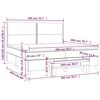 vidaXL &Kappa;&rho;&epsilon;&beta;ά&tau;&iota; Boxspring &mu;&epsilon; &Sigma;&tau;&rho;ώ&mu;&alpha; &Sigma;&kappa;&omicron;ύ&rho;&omicron; &Kappa;&alpha;&phi;έ 200x200 &epsilon;&kappa;. &Upsilon;&phi;&alpha;&sigma;&mu;ά&tau;&iota;&nu;&omicron;