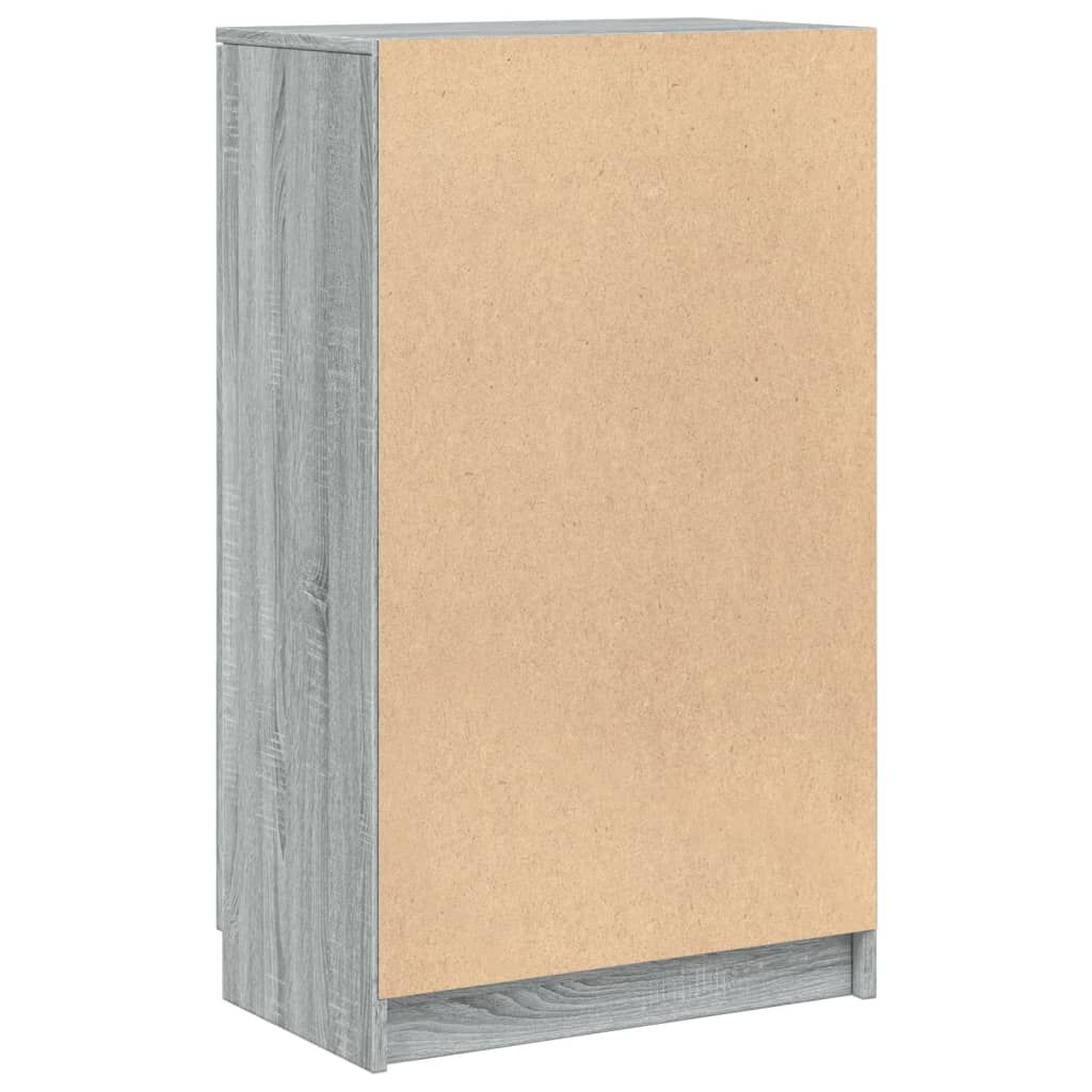 vidaXL Παπουτσοθήκη Γκρι Sonoma 59x35x100 εκ. από Επεξεργασμένο Ξύλο