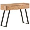vidaXL Τραπέζι Κονσόλα Live Edge 100x35x76 εκ. από Μασίφ Ξύλο Ακακίας