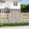 vidaXL Συρματοκιβώτια Τοξωτά 9 τεμ. 200x50x160/180 εκ. Γαλβαν. Ατσάλι