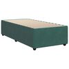 vidaXL Κρεβάτι Boxspring με Στρώμα Σκούρο Πράσινο 80x200 εκ. Βελούδινο