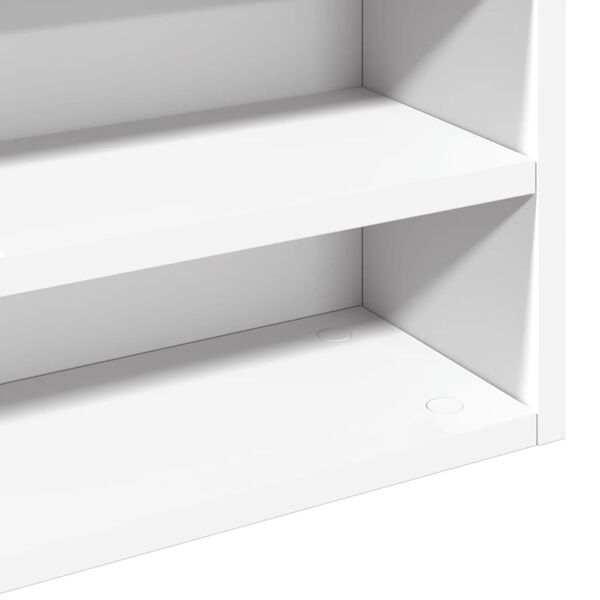 vidaXL Ραφιέρα Λευκή 100x15x58 εκ. από Επεξεργασμένο Ξύλο