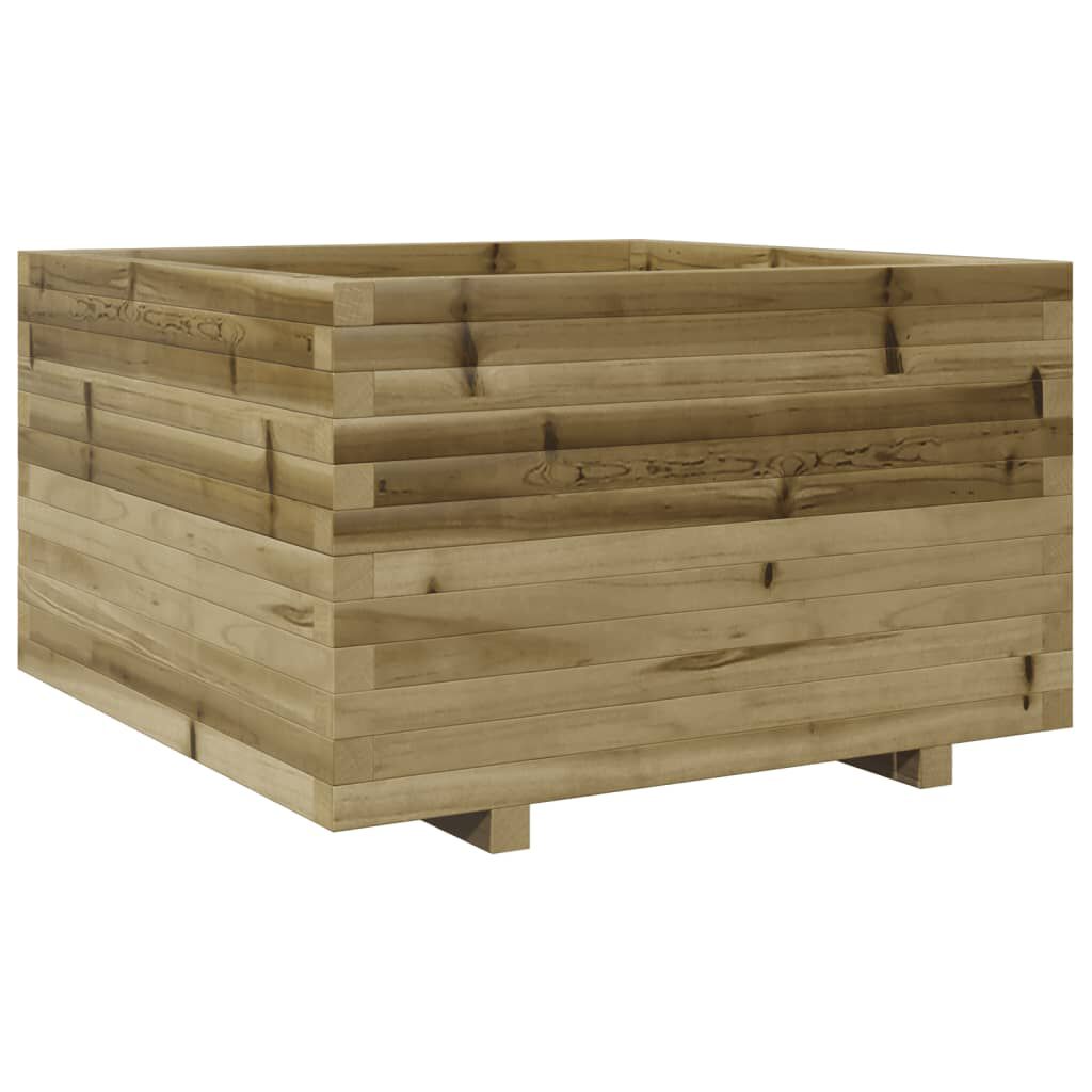 vidaXL Ζαρντινιέρα Κήπου 80x80x49,5 εκ. από Εμποτισμένο Ξύλο Πεύκου
