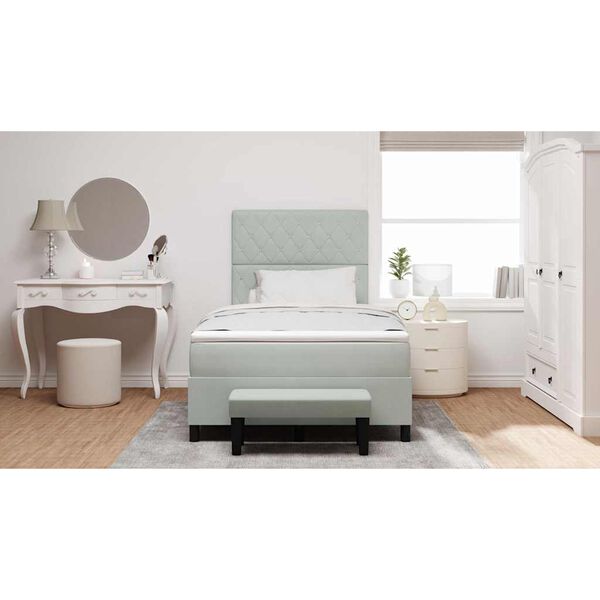 vidaXL &Kappa;&rho;&epsilon;&beta;ά&tau;&iota; &mu;&epsilon; &epsilon;&lambda;&alpha;&tau;ή&rho;&iota;&alpha; &mu;&epsilon; &sigma;&tau;&rho;ώ&mu;&alpha; &Alpha;&nu;&omicron;&iota;&chi;&tau;ό &gamma;&kappa;&rho;&iota; 120 x 190 cm &Beta;&epsilon;&lambda;&omicron;ύ&delta;&omicron;