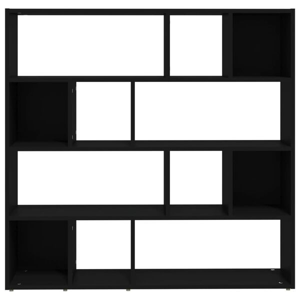 vidaXL Βιβλιοθήκη/Διαχωριστικό Χώρου Μαύρο 105 x 24 x 102 εκ.