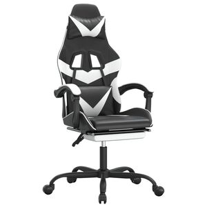 vidaXL &Kappa;&alpha;&rho;έ&kappa;&lambda;&alpha; Gaming &Mu;&alpha;&sigma;ά&zeta; &Upsilon;&pi;&omicron;&pi;ό&delta;&iota;&omicron; &Mu;&alpha;ύ&rho;&omicron;/&Lambda;&epsilon;&upsilon;&kappa;ό &alpha;&pi;ό &Sigma;&upsilon;&nu;&theta;&epsilon;&tau;&iota;&kappa;ό &Delta;έ&rho;&mu;&alpha;