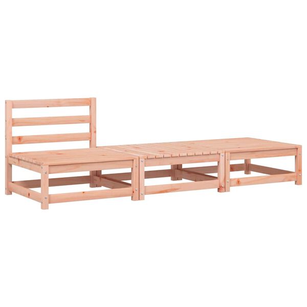 vidaXL Καναπές Κήπου Χωρίς Μπράτσα με Μαξιλάρια και Υποπόδια