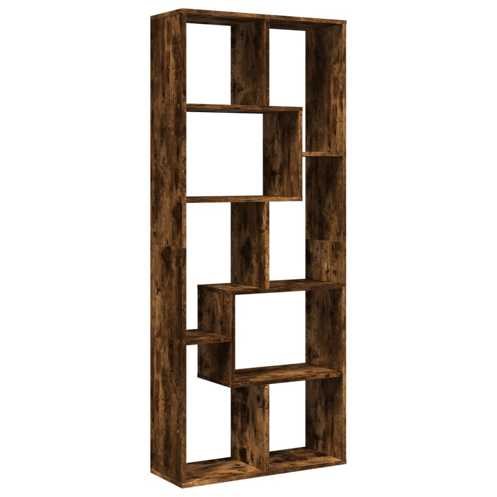 vidaXL Βιβλιοθήκη/Διαχωριστικό Χώρου Δρυς 67x25x161,5 εκ. Επεξ. Ξύλο