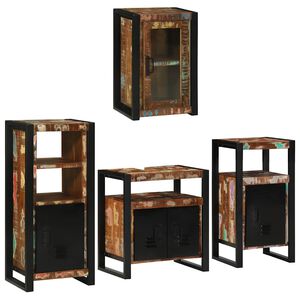 vidaXL &Sigma;&epsilon;&tau; &Epsilon;&pi;ί&pi;&lambda;&omega;&nu; &Mu;&pi;ά&nu;&iota;&omicron;&upsilon; 4 &tau;&mu;&chi;. &Pi;&omicron;&lambda;ύ&chi;&rho;&omega;&mu;&omicron; 55 x 35 x 60 &epsilon;&kappa;.