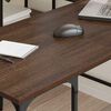 vidaXL Γραφείο Καφέ Δρυς 139x139x75 εκ. από Επεξεργασμένο Ξύλο