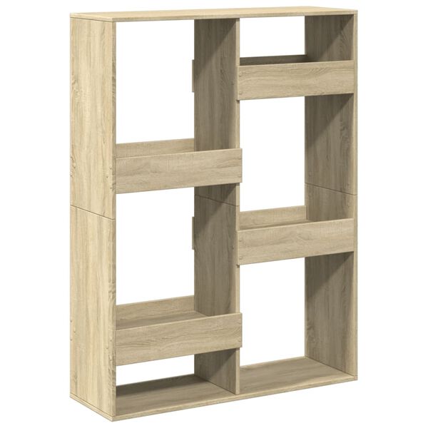 vidaXL Βιβλιοθήκη/Διαχωριστικό Χώρου Δρυς 100x33x135 εκ. Επεξ. Ξύλο