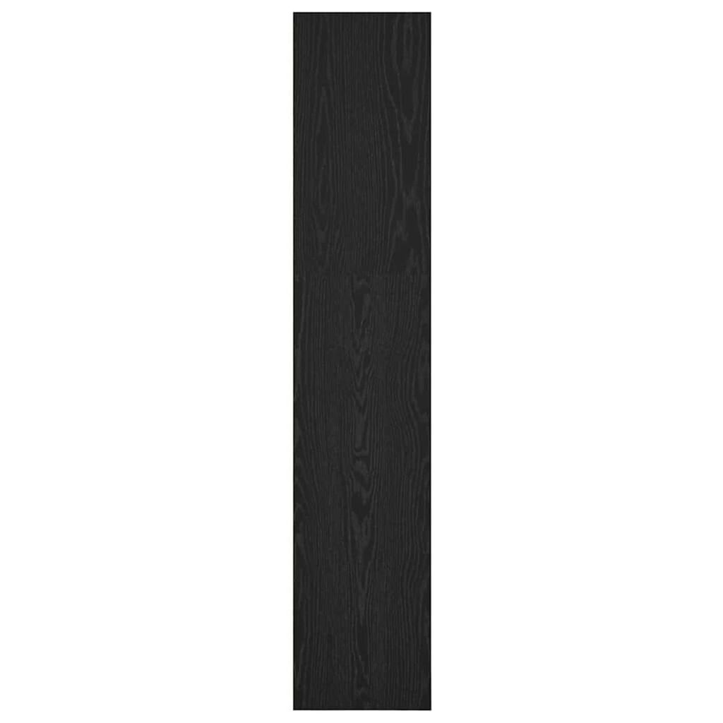vidaXL Βιβλιοθήκη Μαύρη δρυς 40 x 30 x 152 εκ. Επεξεργασμένο ξύλο