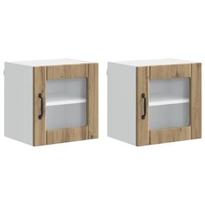 vidaXL &Nu;&tau;&omicron;&upsilon;&lambda;ά&pi;&alpha; &Kappa;&omicron;&upsilon;&zeta;ί&nu;&alpha;&sigmaf; Lucca 2 pcs Artisan &Delta;&rho;&upsilon;&sigmaf; 40 x 31 x 40 &epsilon;&kappa;.