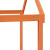 vidaXL Οροφή Κρεβατιού Παιδική Καφέ 217x95,5x159 εκ. Μασίφ Ξύλο Πεύκου