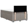 vidaXL &Kappa;&rho;&epsilon;&beta;ά&tau;&iota; Boxspring &mu;&epsilon; &Sigma;&tau;&rho;ώ&mu;&alpha; Taupe 120x190 &epsilon;&kappa;. &Upsilon;&phi;&alpha;&sigma;&mu;ά&tau;&iota;&nu;&omicron;