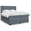 vidaXL &Kappa;&rho;&epsilon;&beta;ά&tau;&iota; Boxspring &mu;&epsilon; &Sigma;&tau;&rho;ώ&mu;&alpha; &Sigma;&kappa;&omicron;ύ&rho;&omicron; &Gamma;&kappa;&rho;&iota; 200x200 &epsilon;&kappa;. &Beta;&epsilon;&lambda;&omicron;ύ&delta;&iota;&nu;&omicron;