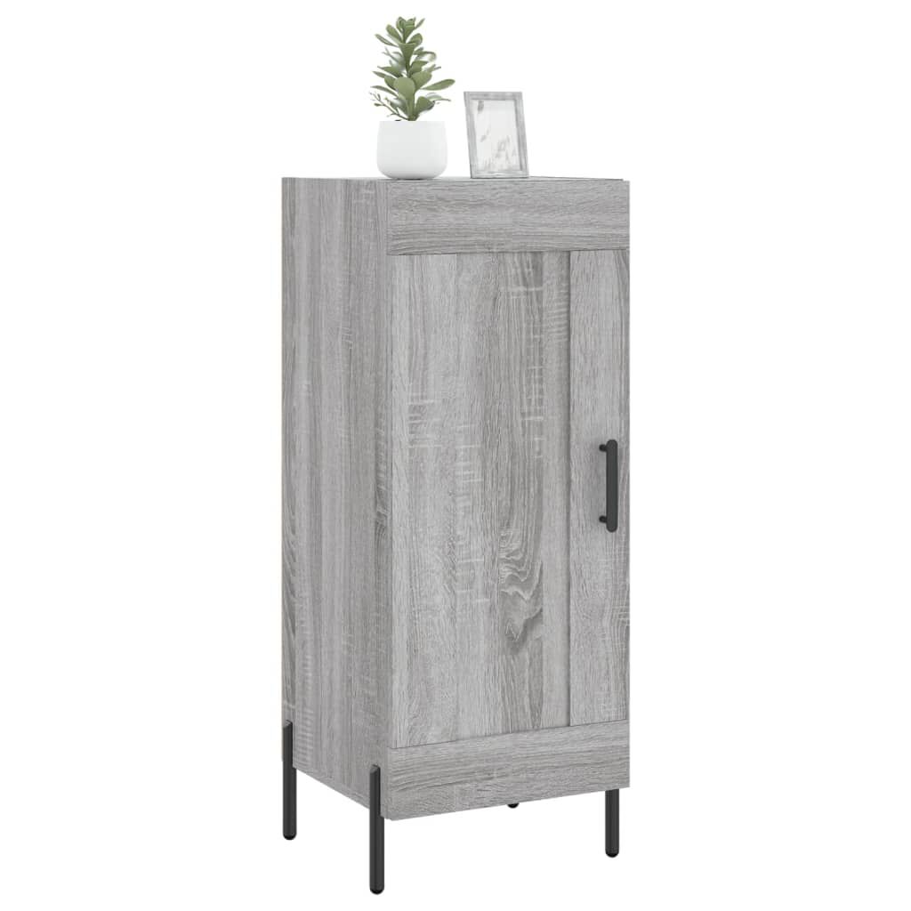 vidaXL Ντουλάπι Γκρι Sonoma 34,5x34x90 εκ. από Επεξεργασμένο Ξύλο