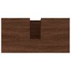 vidaXL Ντουλάπι Μπάνιου Καφέ Δρυς 65x33x60 εκ. Επεξεργασμένο Ξύλο