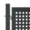 vidaXL Πύλη Κήπου Ανθρακί 300 x 150 εκ. Ατσάλινη