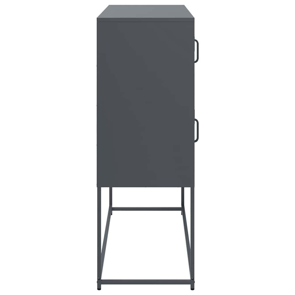 vidaXL Ντουλάπι Ανθρακί 100,5x39x107 εκ. από Χάλυβα Ψυχρής Έλασης