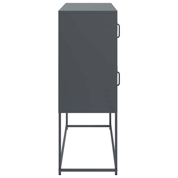 vidaXL Ντουλάπι Ανθρακί 100,5x39x107 εκ. από Χάλυβα Ψυχρής Έλασης
