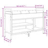 vidaXL Παπουτσοθήκη Γκρι Sonoma 85,5x32x57,5εκ. από Επεξεργασμένο Ξύλο