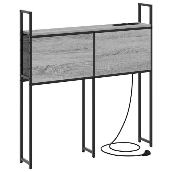vidaXL Κεφαλάρι Αποθήκης Γκρι sonoma 75 cm Επεξεργασμένο ξύλο