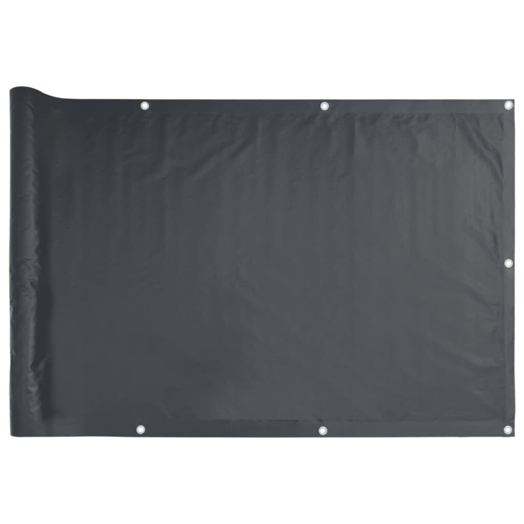 vidaXL Διαχωριστικό Βεράντας Ανθρακί 75 x 600 εκ. από Ύφασμα Oxford