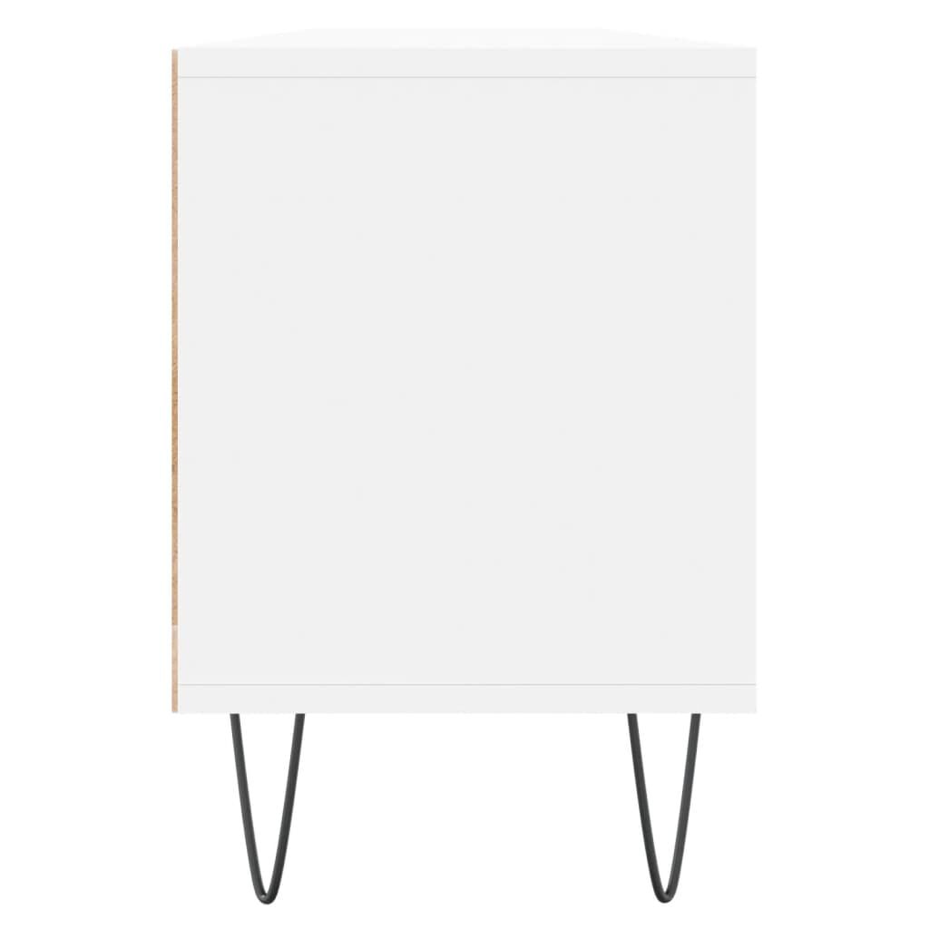 vidaXL Έπιπλο Τηλεόρασης Λευκό 150x30x44,5 εκ. Επεξεργασμένο Ξύλο
