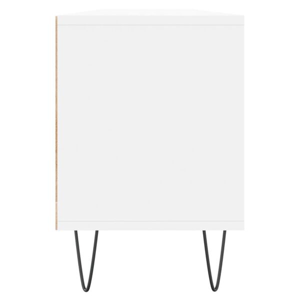 vidaXL Έπιπλο Τηλεόρασης Λευκό 150x30x44,5 εκ. Επεξεργασμένο Ξύλο