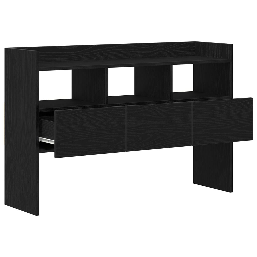 vidaXL Μπουφές Μαύρο Δρυς 105x30x70 εκ. από Επεξεργασμένο Ξύλο