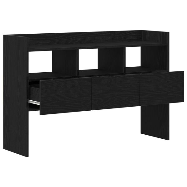 vidaXL Μπουφές Μαύρο Δρυς 105x30x70 εκ. από Επεξεργασμένο Ξύλο